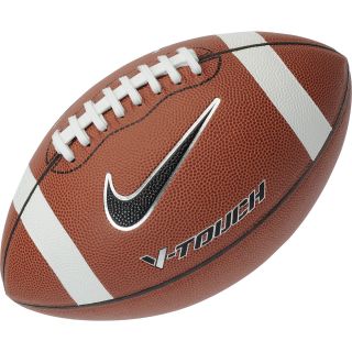 NIKE Adult Official V Touch Football, Brown/white