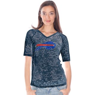 Touch By Alyssa Milano Womens Buffalo Bills Rhinestone Logo T Shirt   Size