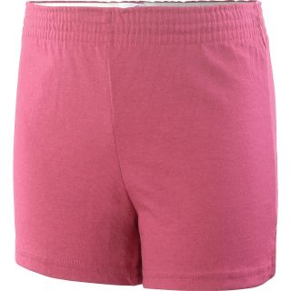 SOFFE Girls Lightweight Athletic Shorts   Size Large, Pink