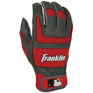 Franklin Shok Sorb PRO Series Adult Glove   Size Small, Grey/red (10452F1)
