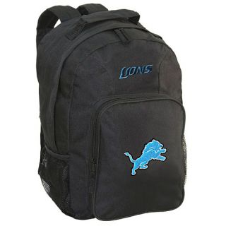 Concept One Detroit Lions Southpaw Heavy Duty Logo Applique Black Backpack