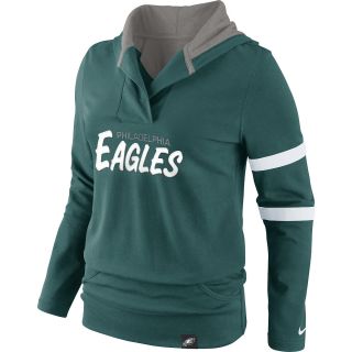 NIKE Womens Philadelphia Eagles Play Action Hooded Top   Size Small,