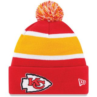NEW ERA Youth Kansas City Chiefs On Field Sport Knit Hat   Size Youth, Red