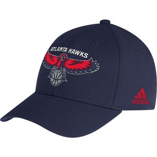 adidas Mens Atlanta Hawks Team Color Structured Flex Cap   Size S/m