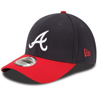 NEW ERA Mens Atlanta Braves Team Classic 39THIRTY Stretch Fit Cap   Size S/m,