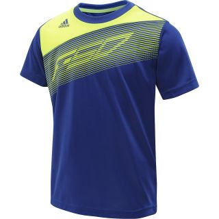 adidas Boys F50 Poly Soccer Short Sleeve T Shirt   Size 2xs, Ink