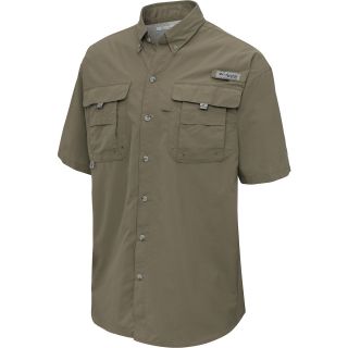 COLUMBIA Mens Bahama II Short Sleeve Shirt   Size 2x Tall, Sage