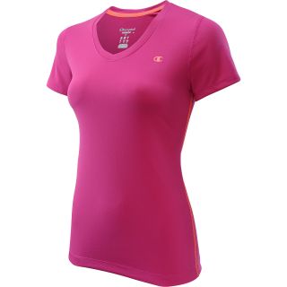 CHAMPION Womens Vapor PowerTrain Short Sleeve T Shirt   Size Large, Cool