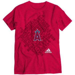 adidas Youth Los Angeles Angels of Anaheim Super Soft Short Sleeve T Shirt  