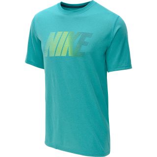 NIKE Mens Legend Block Speed Short Sleeve T Shirt   Size Large, Turbo Green