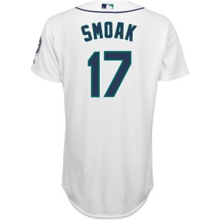 Majestic Athletic Seattle Mariners Justin Smoak Authentic Big & Tall Home