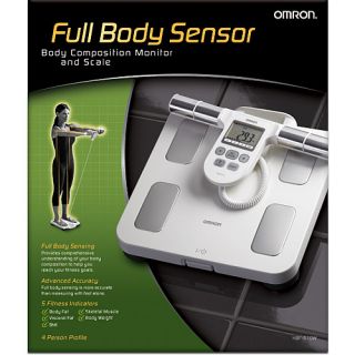 Omron HBF 510W Full Body Sensor Body Composition Monitor with Scale, 5 Fitness