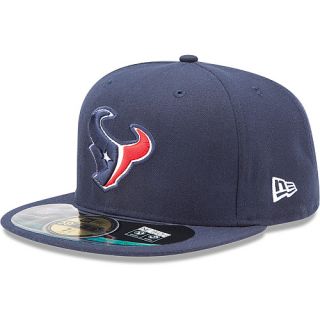 NEW ERA Mens Houston Texans Official On Field 59FIFTY Fitted Cap   Size 7.125,