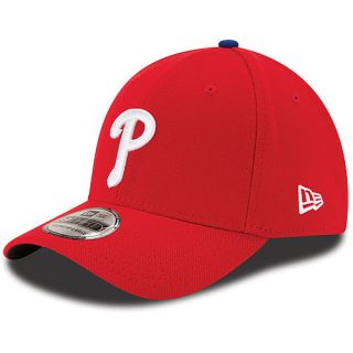 NEW ERA Mens Philadelphia Phillies Team Classic 39THIRTY Stretch Fit Cap  