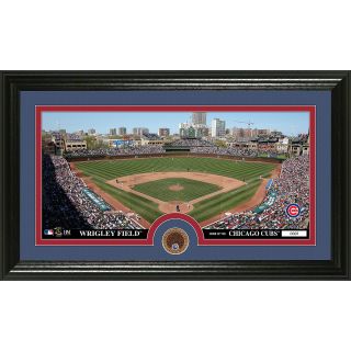 The Highland Mint Chicago Cubs Infield Dirt Coin Panoramic Photo Mint