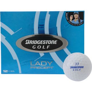 BRIDGESTONE Lady Precept Golf Balls   White   12 Pack, White
