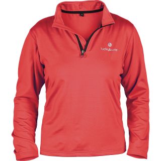 Lucky Bums Youth Performance 1/4 Zip Pullover   Size Large, Red (221RDL)