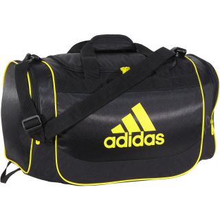 adidas Defender Duffle Bag   Small   Size Small, Black/vivid Yellow