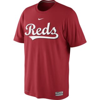 NIKE Mens Cincinnati Reds AC Dri FIT Legend Logo Short Sleeve T Shirt   Size