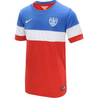 NIKE Boys 2014 USA Stadium Short Sleeve Soccer Jersey   Size Medium,