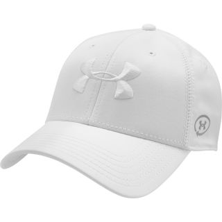 UNDER ARMOUR Mens Catalyst Training Stretch Fit Cap   Size L/xl, White/steel