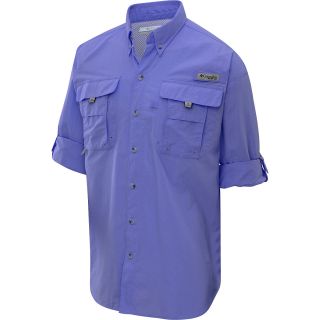 COLUMBIA Mens Bahama II Long Sleeve Woven Shirt   Size 2xl, Purple Lotus