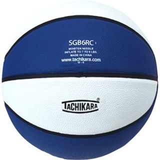 Tachikara Dual Colored Rubber Basketball (29.5)   Assorted Colors, Royal/white