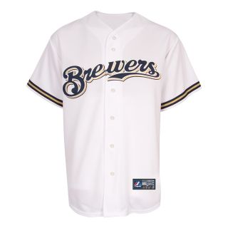Majestic Athletic Milwaukee Brewers Carlos Gomez Replica Home Jersey   Size