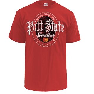 MJ Soffe Mens Pittsburg State Gorillas T Shirt   Size Small, Pitt St.