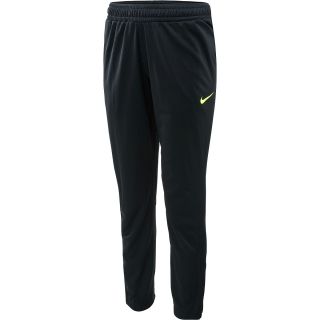 NIKE Womens Knit Soccer Pants   Size Medium, Black/volt