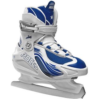 Roces Girls Swish Ice Skate Size Adjustable   Size Size 13   3, White/blue