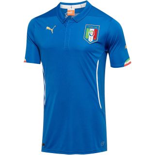 PUMA Mens Italy 2014 Home Replica Soccer Jersey   Size Small, Blue