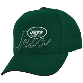 NFL Team Apparel Youth New York Jets Structured Adjustable Cap   Size Youth
