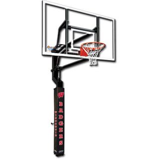 Goalsetter Wisonsin Badgers Basketball Pole Pad, Black (PC824WIS1)