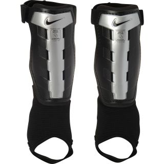 NIKE Kids T90 Charge Shin Guards   Size Youth Large, Black/silver