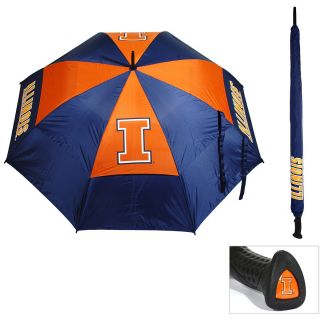 Team Golf University of Illinois Fighting Illini Double Canopy Golf Umbrella