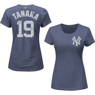 MAJESTIC ATHLETIC Womens New York Yankees Masahiro Tanaka Name And Number T 
