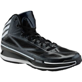 adidas Mens adiZero CrazyLight 3 Mid Basketball Shoes   Size 11.5, Black/white
