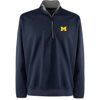 Antigua Mens Michigan Wolverines Leader Pullover   Size Small, Wolverines