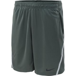 NIKE Mens Power 9 Tennis Shorts   Size Medium, Mica Green/grey