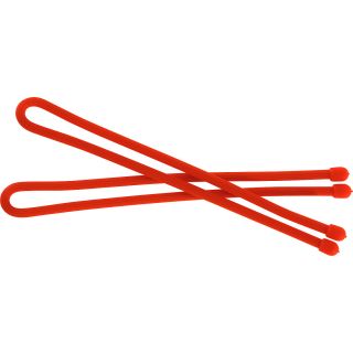 NITE IZE Gear Tie Reusable 12 inch Rubber Twist Ties   2 Pack   Size 12, Orange