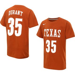 NIKE Youth Texas Longhorns Kevin Durant #35 Future Star Name And Number T Shirt