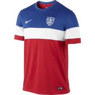 NIKE Boys 2014 USA Stadium Short Sleeve Soccer Jersey   Size Small,
