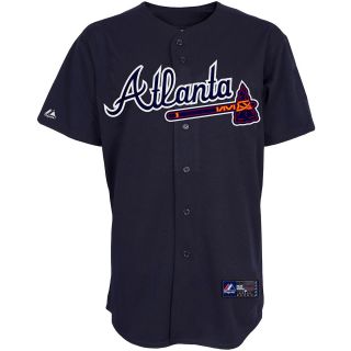 Majestic Athletic Atlanta Braves Blank Replica Alternate Jersey   Size Small,