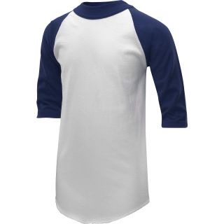 SOFFE Boys 3/4 Sleeve Baseball T Shirt   Size XS/Extra Small, Navy