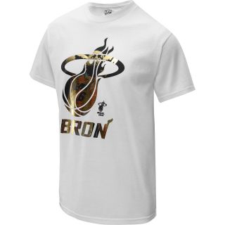 MAJESTIC ATHLETIC Mens Miami Heat LeBron James Big Shot Short Sleeve T Shirt  