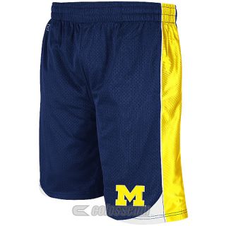 COLOSSEUM Mens Michigan Wolverines Vector Shorts   Size Small, Navy