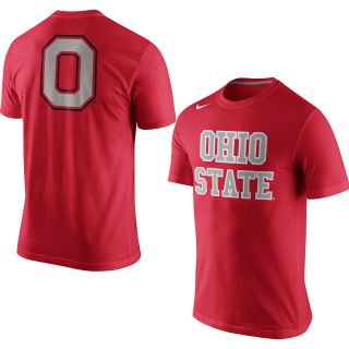 NIKE Mens Ohio State Buckeyes Dri FIT Hyper Elite Short Sleeve T Shirt   Size