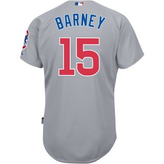Majestic Mens Chicago Cubs Darwin Barney Authentic Road Cool Base Jersey  