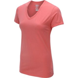 CHAMPION Womens Authentic Jersey Short Sleeve V Neck T Shirt   Size Xl, Pink